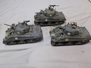 3  WWI1 American Sherman Tanks 21st Century 1/32nd (Dec. Listing)