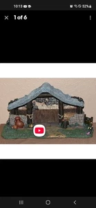 Thomas Kinkade 2002 Hawthorne Village STAR OF HOPE CRECHE Krippenstall - Bild 1 von 7