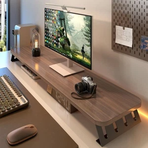 50/60cm Computer Monitor Stand Desktop Storage Rack Home - Bild 1 von 20