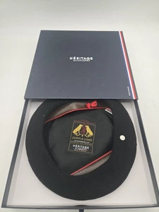 Cappello basco JAXON & JAMES Heritage Laulhere LANA NERO Berretto Xxl - Foto 1 di 5