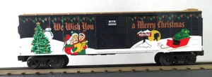 MTH 30-7454 O Gauge 2000 Holiday Boxcar no box - Picture 1 of 4
