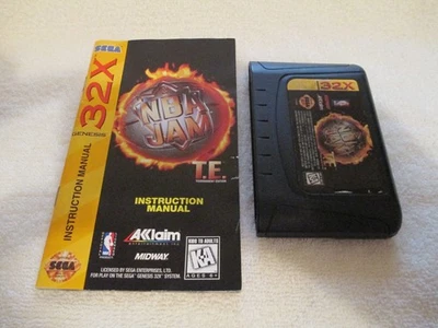 CARTUCHO NBA JAM TE SEGA GENESIS 32X + MANUAL AUTÉNTICO ORIGINAL Foto 1 de 4