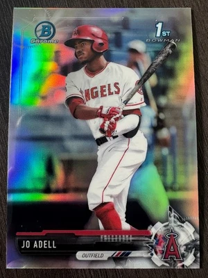 2017 Bowman Draft Chrome Jo Adell #BDC-95 Refractor 1st Bowman REFRACTOR - Image 1 of 2