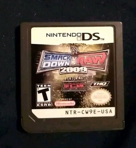 WWE Smackdown Vs Raw Ninetendo DS 2009 Cartirdge Only No Case Tested Wrestling - Picture 1 of 5