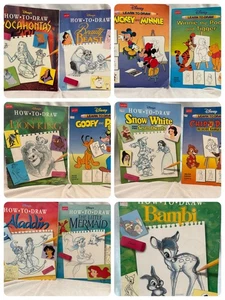 Walter Foster Disney How to Draw Book Collection - Picture 1 of 21