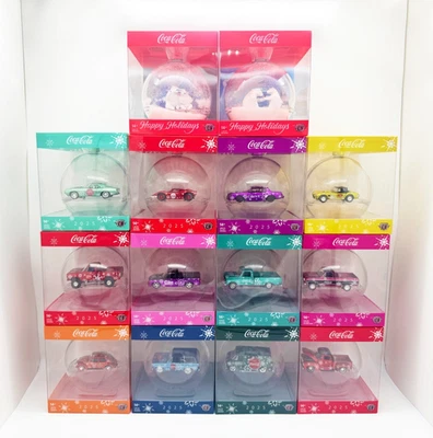 M2 Machines 2025 Coca Cola Christmas Ornament Set Of 14 Polar Bears - Image 1 of 4