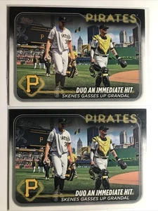 Paul Skenes (2) 2024 Topps Update #US160 RC ROOKIE PITTSBURGH PIRATES W/ Grandal - Picture 1 of 3