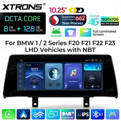 10.25" Car Screen 4G Android 14 CarPlay GPS 8+128G For BMW 1 2 F20 F21 F22 F23 Foto 1 de 4