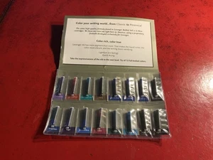 Levenger Fountain Pen Ink Cartridge Sampler READ - Picture 1 of 6