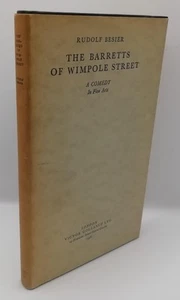 Rudolf Besier THE BARRETTS OF WIMPOLE STREET Signed Hardback Plus Signed Letter - Picture 1 of 3