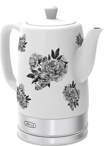 Electric Kettle and Tea Pot, Ceramic Water Heater with Detachable Swivel - Picture 1 of 5