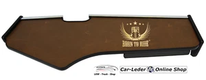 Mesa de almacenamiento de camión cuero sintético marrón adecuada para MAN TGX XXL a partir del año 2020 - Imagen 1 de 6