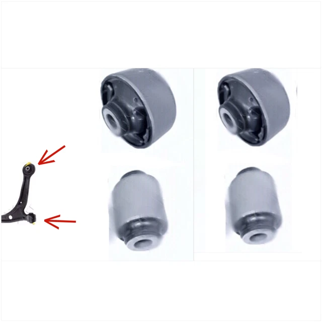 FRONT LOWER CONTROL ARM BUSHING FOR (2005-2006) HONDA ODYSSEY 2 SIDE (4 PCS) NEW - Image 1 of 1
