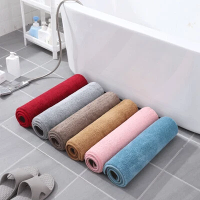 Fellimitat Tür Teppich Badematte Boden Rutschfest für Schlafzimmer Dusche Heim - Bild 1 von 4