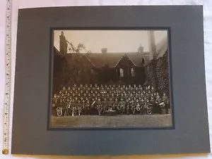 Fotografía militar del regimiento real de Warwickshire de la Primera Guerra Mundial entrenamiento de jóvenes cadetes (3078 - Imagen 1 de 10