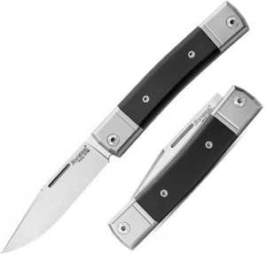 LionSTEEL BestMan BM1 Folding Knife 2.75" M390 Steel Blade Ebony Wood Handle - Picture 1 of 5