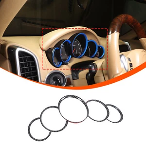 ABS Carbon Car Speedmeter Ring Trim Deocrate Kit For Porsche Panamera 2010-2016 - Picture 1 of 8