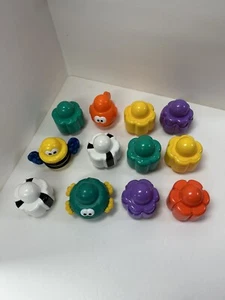 1999 Mattel 12 Piece shaped stackable toddler blocks Replacement Excellent - Picture 1 of 8