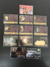 1993 1995 STAR TREK INSERT LOT 12 CARDS DEEP SPACE 9 CINEMA 2000 + PROMO