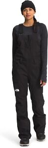 NWT The North Face Women's Freedom Snow Bib Overalls Black Size M $250 O267