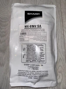 Genuine Sharp MX-61NVSA Color Developer Kit – Cyan, Magenta, Yellow – MX Series - Picture 1 of 1