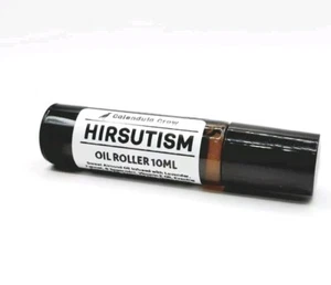 HIRSUTISM Oil Roller All Natural Facial Hair Inhibitor - Unwanted Face Hair/Chin - Picture 1 of 12