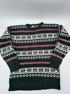 Vtg Men’s Forrestel Sweater Sz XL Grandpa Crew Neck Cosby Tunic 100% Cotton - Imagen 1 de 8