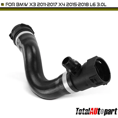 Mangueira de líquido de arrefecimento do radiador para BMW X3 F25 2011-2017 X4 F26 2015-2018 3.0L GASOLINA superior - Imagem 1 de 4