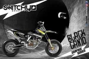 Sticker Set Grafiken Black Camo für Motorrad Endurote Fe 2014 Decals Dekor - Picture 1 of 1