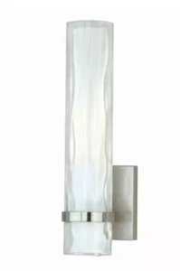 One Light Vanity In Satin Nickel By Vaxcel From The Vilo Collection - Picture 1 of 6