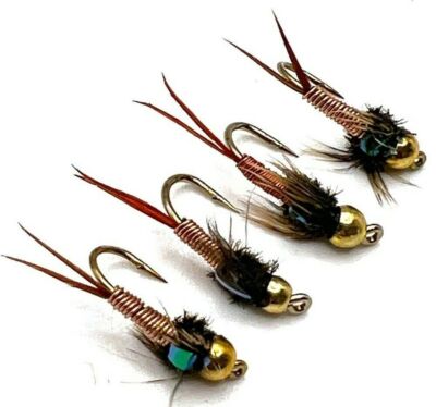 Trout Fly Fishing Flies COPPER JOHN FLASHBACK...