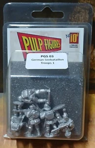 Pulp Figures by Bob Murch Metal German Seebataillon Troops 1 New - Picture 1 of 1