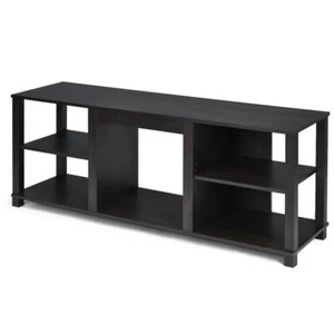 2-Tier TV Stand Storage Cabinet Console Adjustable Shelves Living Room UP TO 65" - Picture 1 of 10