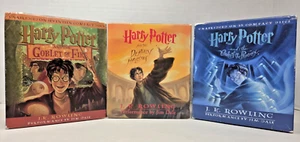 Harry Potter Audio Books on CD Lot of 3 Complete Sets JK Rowling 59 CD's Total - Picture 1 of 8