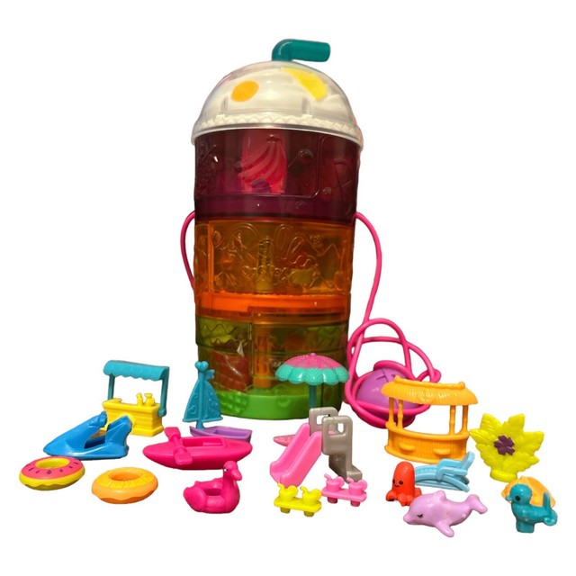 Polly Pocket - Conjunto de jogos e acessórios compactos Spin 'n Surpri