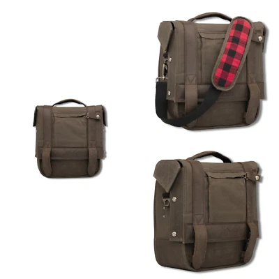 Nuevo bolso alforja de cuero roble oscuro marca Burly Voyager Foto 1 de 4