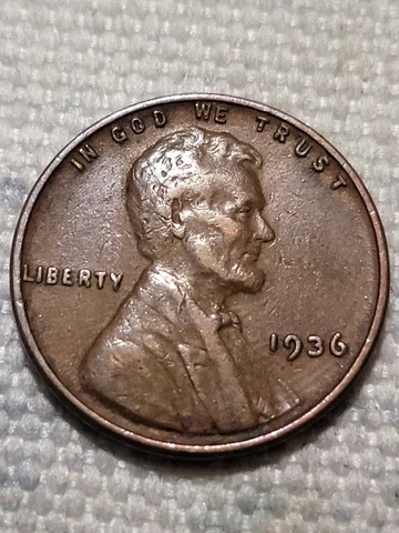 1936 wheat penny Cover