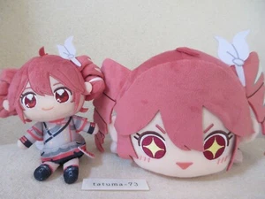 Kasane Teto Nesoberi Big Plush Doll Nuipurike Osuwari Plush Mascot Set of 2 NEW - Picture 1 of 3