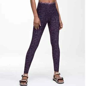 NWT CalmE Johnny Was ENDURANCE HIGH WAIST LEGGING Brown Leopard Print Size XS - Picture 1 of 7