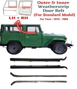 TOYOTA LAND CRUISER FJ40 FJ45 BJ40 Puerta de viaje en el clima Sello de cinturón con ventilación - Imagen 1 de 5