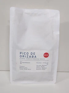NEW & SEALED PICO DE ORIZABA DECAF EXPRESSO ROASTED COFFEE BEANS - MEXICO - 250G - Picture 1 of 6