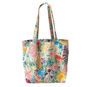 Women shoulder bag cotton Flower Tote Bags Reusable Grocery handbag Shopping ... - Picture 1 of 6