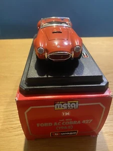 Burago Bburago Ford AC Cobra 427 Rosso 1:24 Metal 1965 Cod. 0513  - Foto 1 di 11