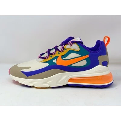 Nike Air Max 270 React ACG Blue Orewood Tan Sneakers, Size 8.5 BNIB CU3014-181 - Image 1 of 4