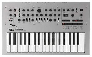 KORG 4 Voice Polyphonic Analog Synthesizer Minilogue Minilogue 37 Key 16 Step - Picture 1 of 8