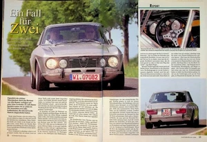 Oldtimer Praxis 2130) Alfa Romeo 2000 GTV Bertone mit 131PS Restaurierung - ein - Bild 1 von 2