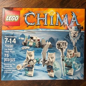 NEW - LEGO Legends of Chima: Ice Bear Tribe Pack 2015 (70230)