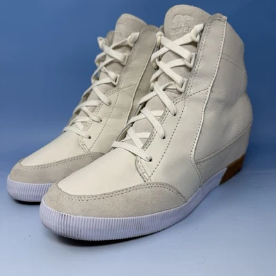 Botas Sorel Out N About Wedge Sea Salt blancas con cordones para mujer talla 12 M Foto 1 de 4