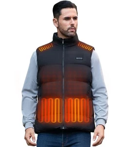 BEFAMALI Heated Vest for Men with 10000mAh 7.4V Battery Pack Included Lightwe... - Picture 1 of 8