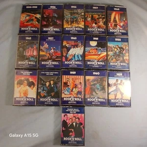 The Rock+ Roll Era Cassette Tapes Time Life Vintage 16 Tapes!! - Picture 1 of 11
